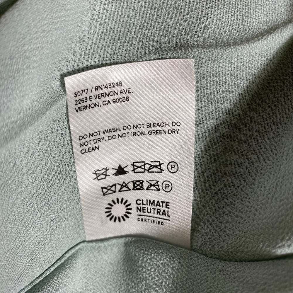 Reformation Peptites Nikita Dress in Celadon - Picture 10 of 12
